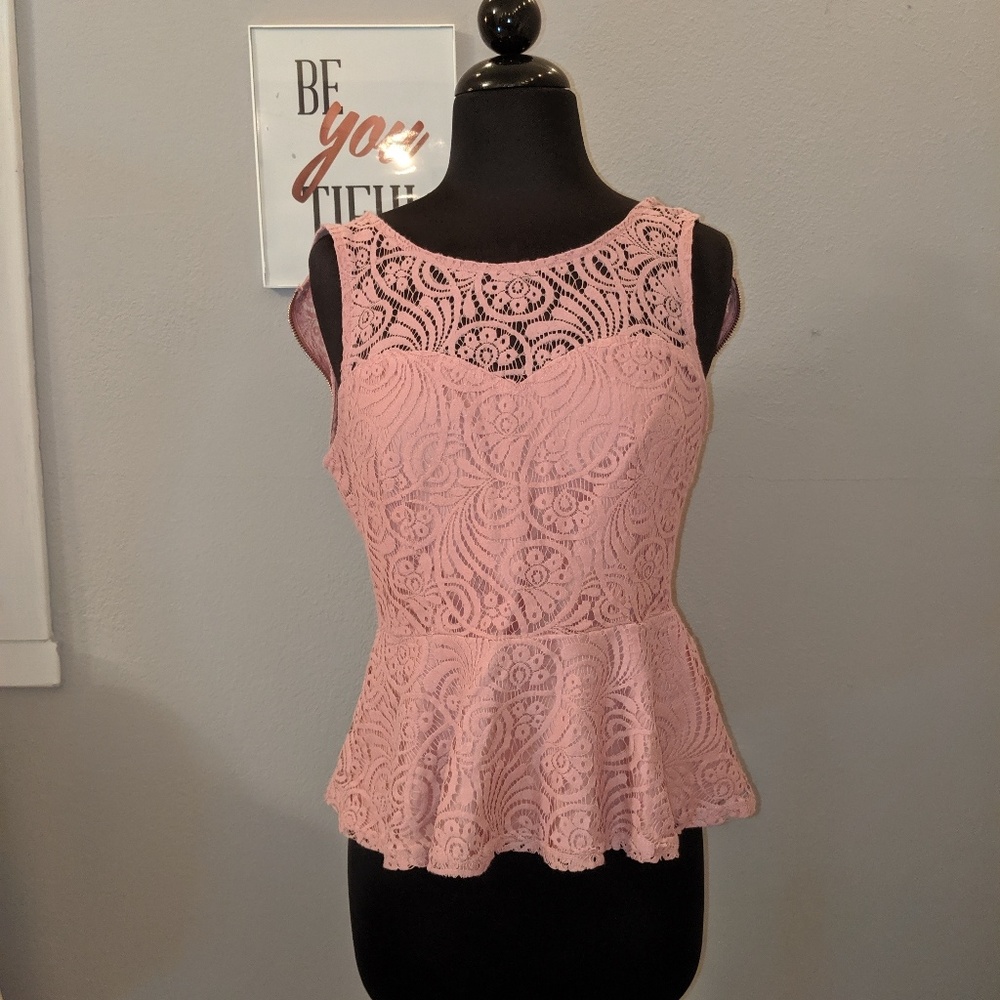 Forever 21 Mauve Pink Blouse